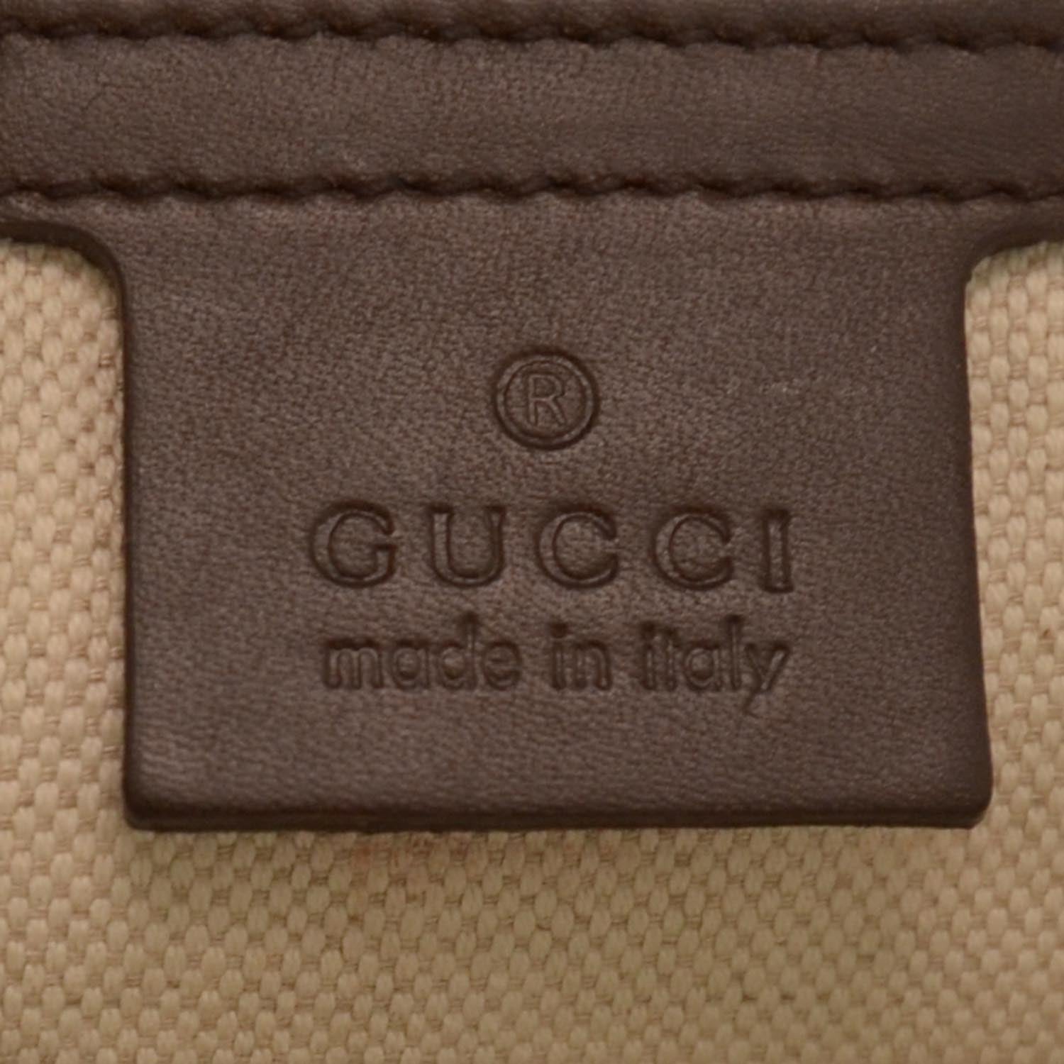 Gucci Monogram Vintage Web Medium Top Handle Bag 5 of 8