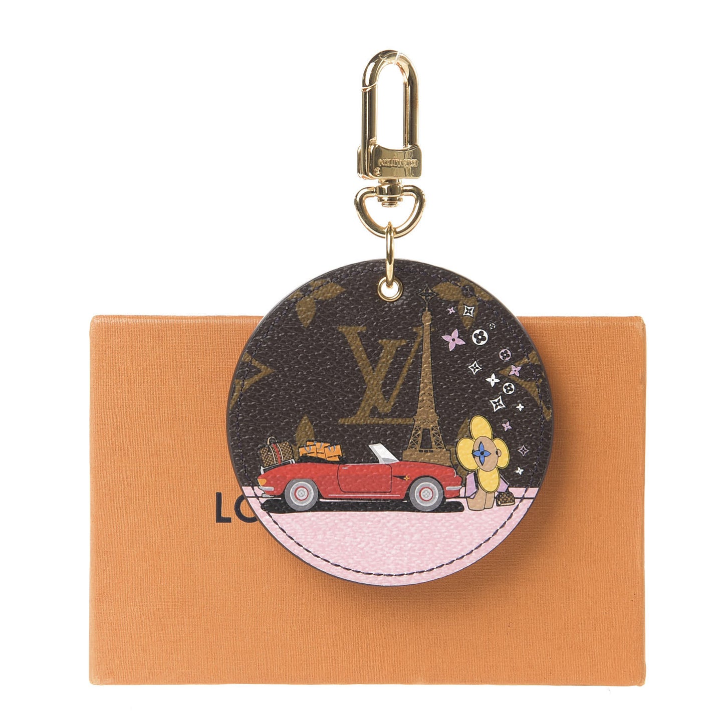 Monogram 2019 Christmas Animation Paris Bag Charm Key Ring