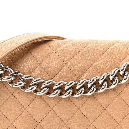 Chanel Caviar Quilted Medium Boy Flap Beige 8 of 10