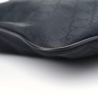 Gucci Nylon Monogram Medium Flat Messenger Bag Black 8 of 10