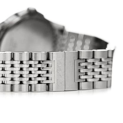 Gucci Stainless Steel Diamond Bezel Mother of Pearl 27mm G-Timeless Quartz Watch 5 of 6