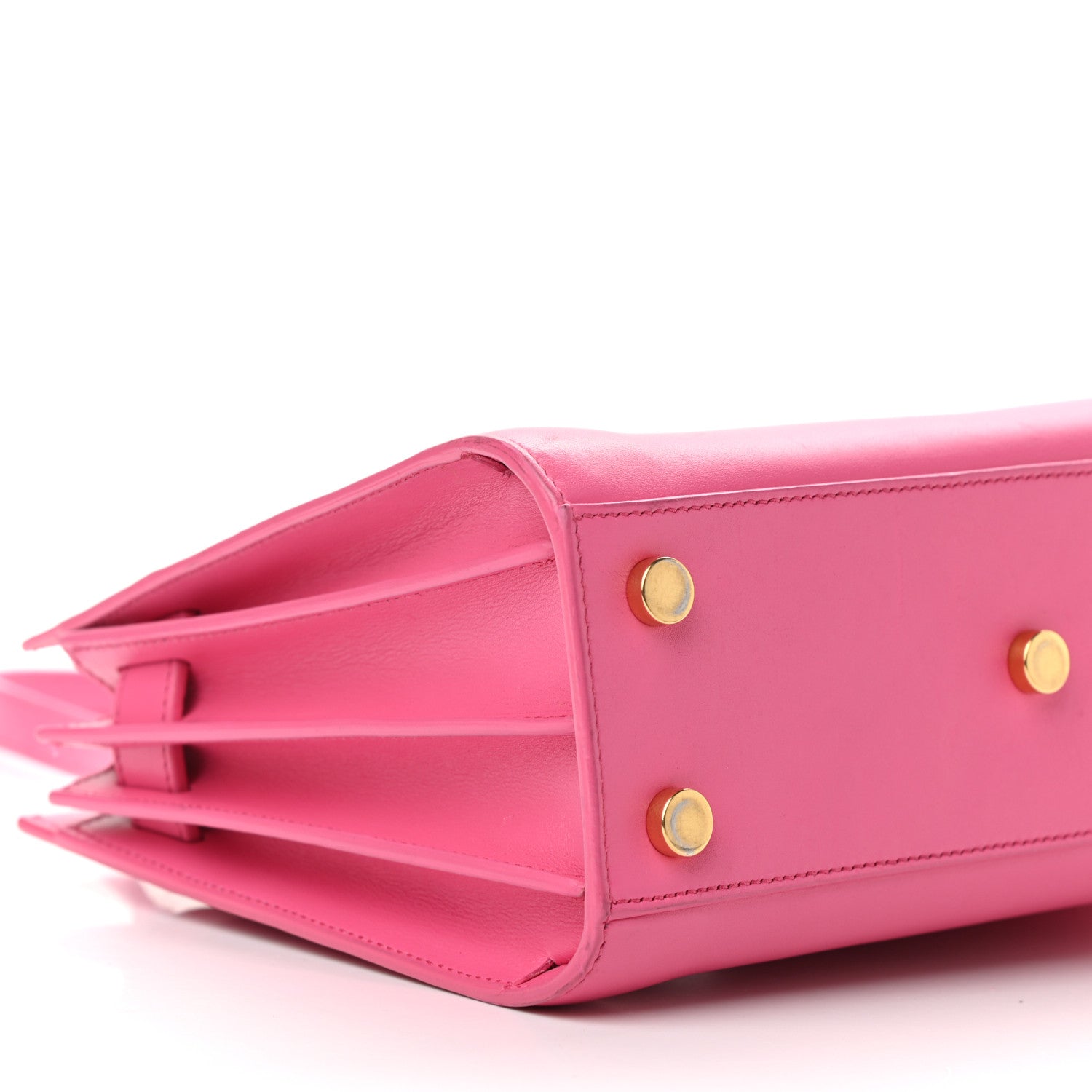 Saint Laurent Calfskin Nano Sac De Jour Lipstick Fuchsia 8 of 12