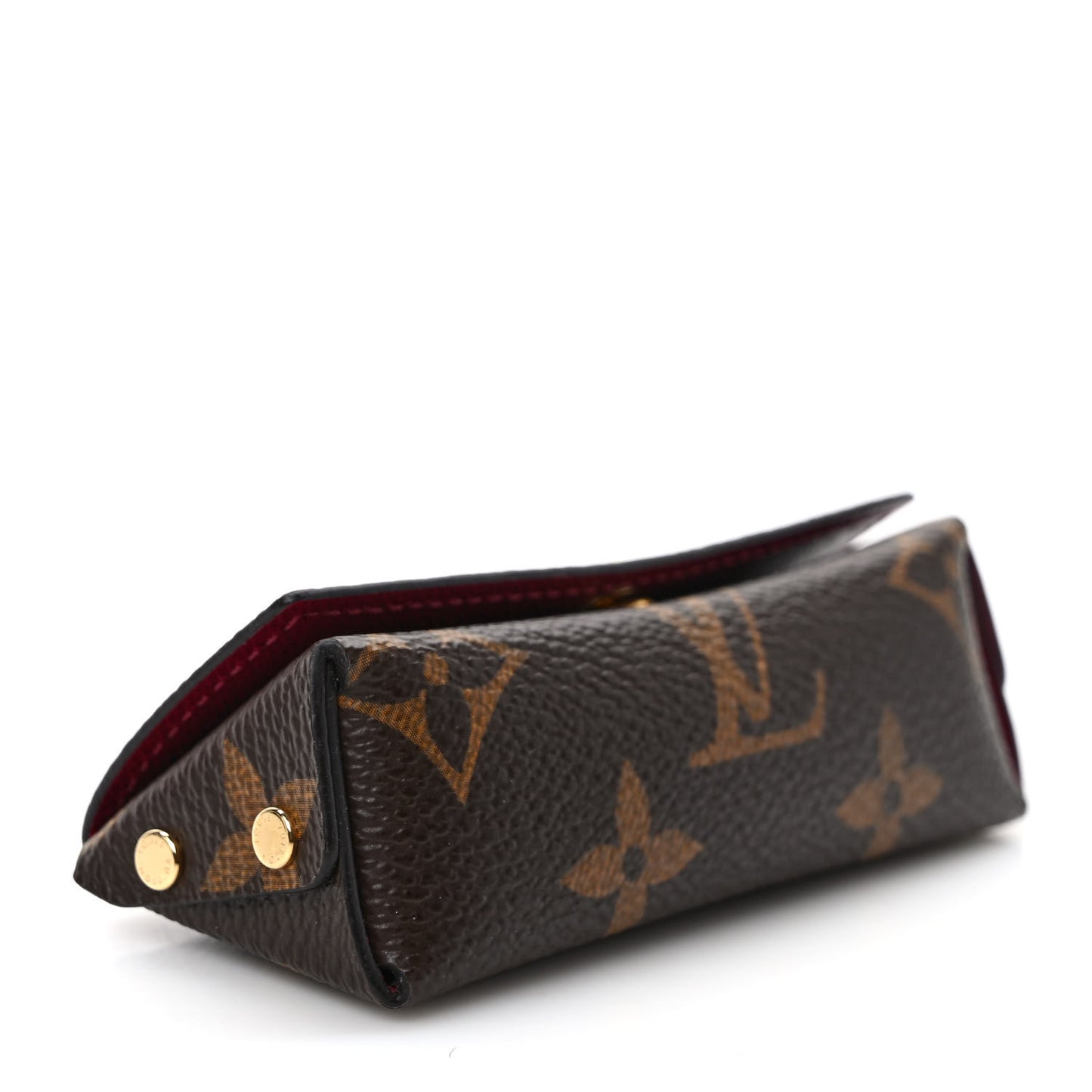 Monogram Lipstick Case Fuchsia