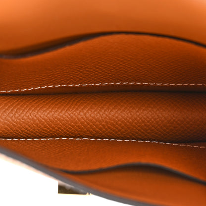 Hermes Epsom Constance Slim Wallet Gold 6 of 11