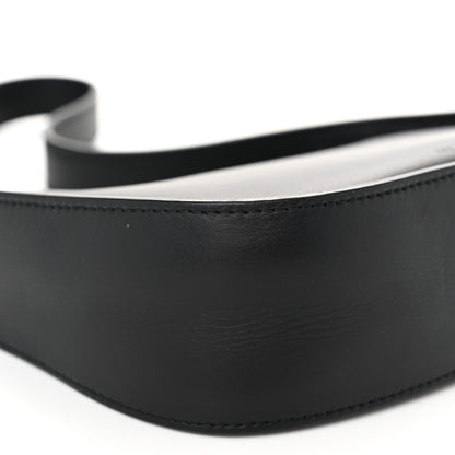 The Row Smooth Calfskin Half Moon Shoulder Bag Black 8 of 9