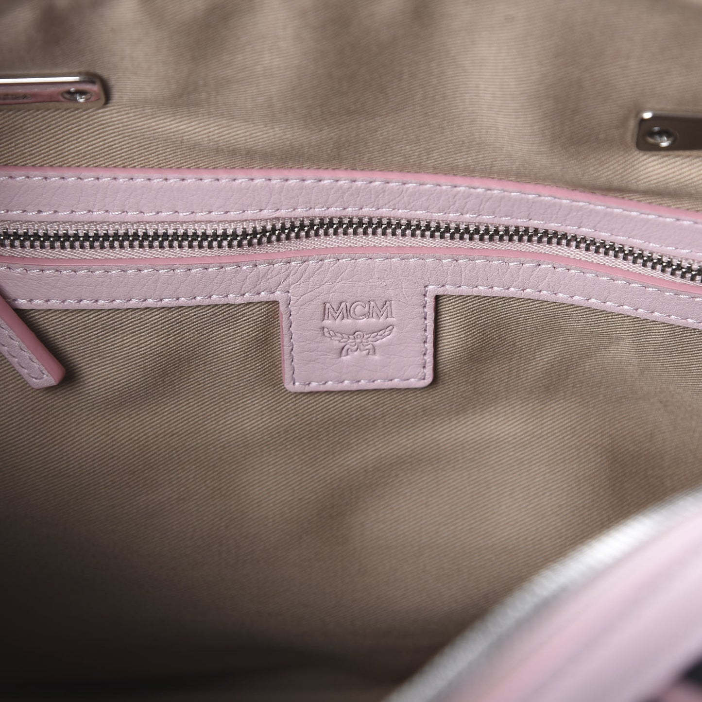 Nylon Camo Top Handle Satchel Pink Blush