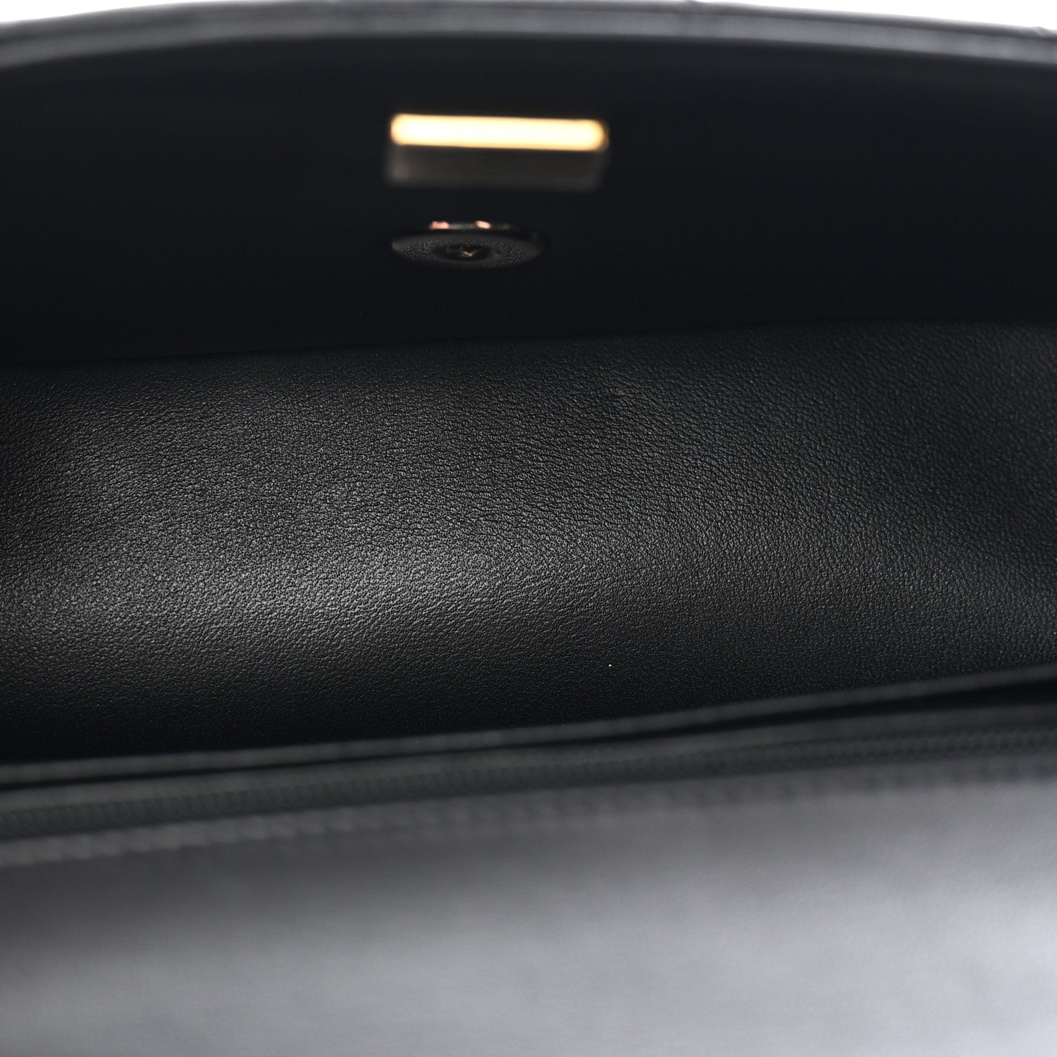 Chanel Lambskin Quilted Mini Top Handle Rectangular Flap Black 5 of 13