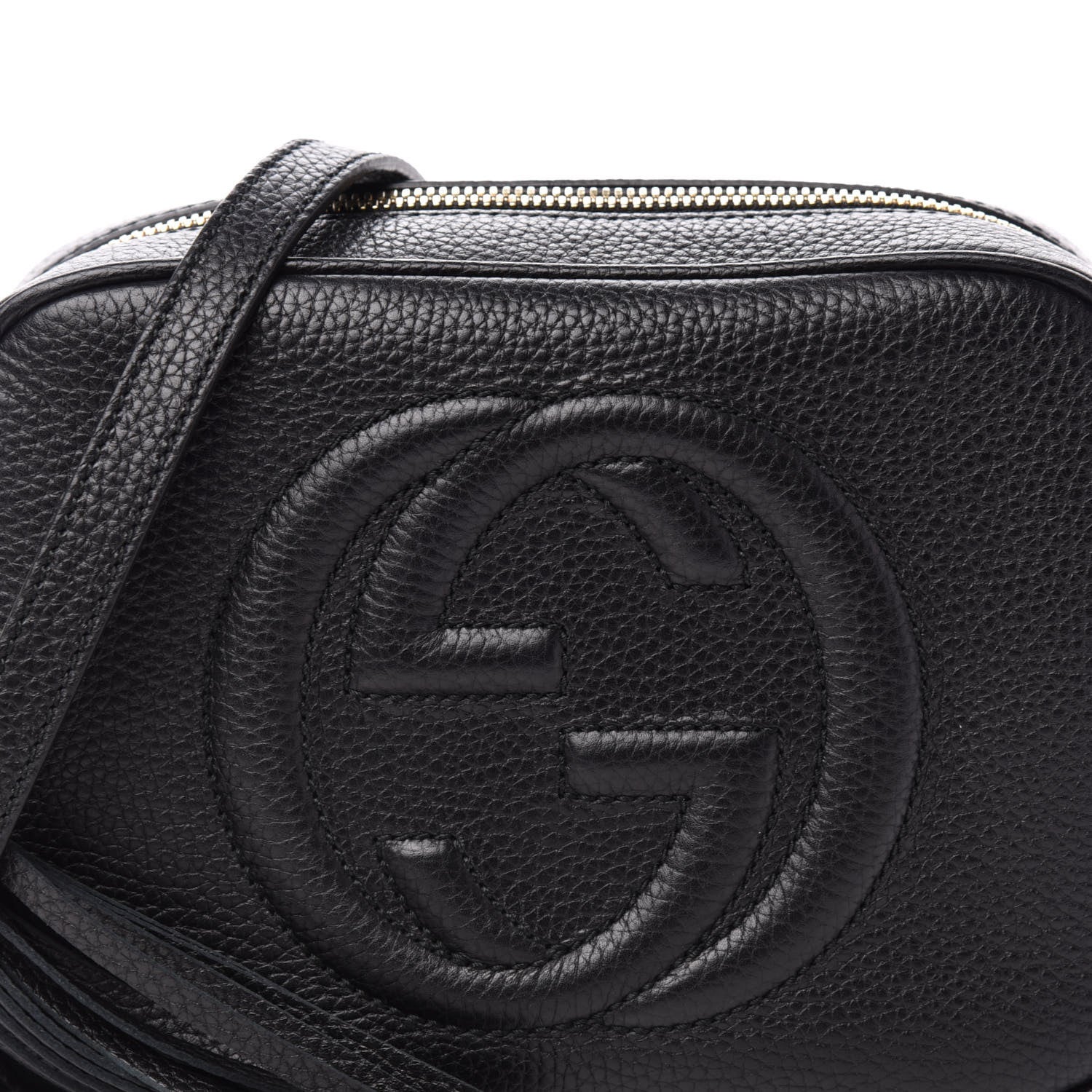 Gucci Pebbled Calfskin Small Soho Disco Bag Black 11 of 12