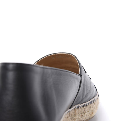 Chanel Lambskin CC Espadrilles 41 Black 8 of 9
