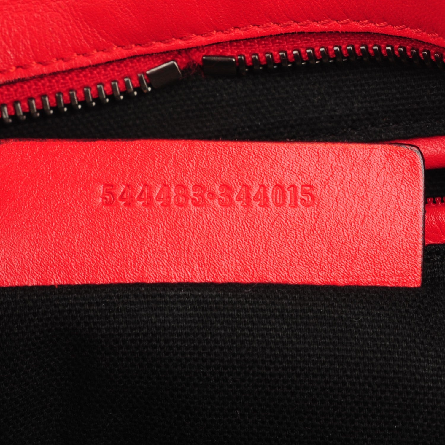 Alexander McQueen Calfskin Small Studded Padlock Zip Around Tote Red 12 of 14