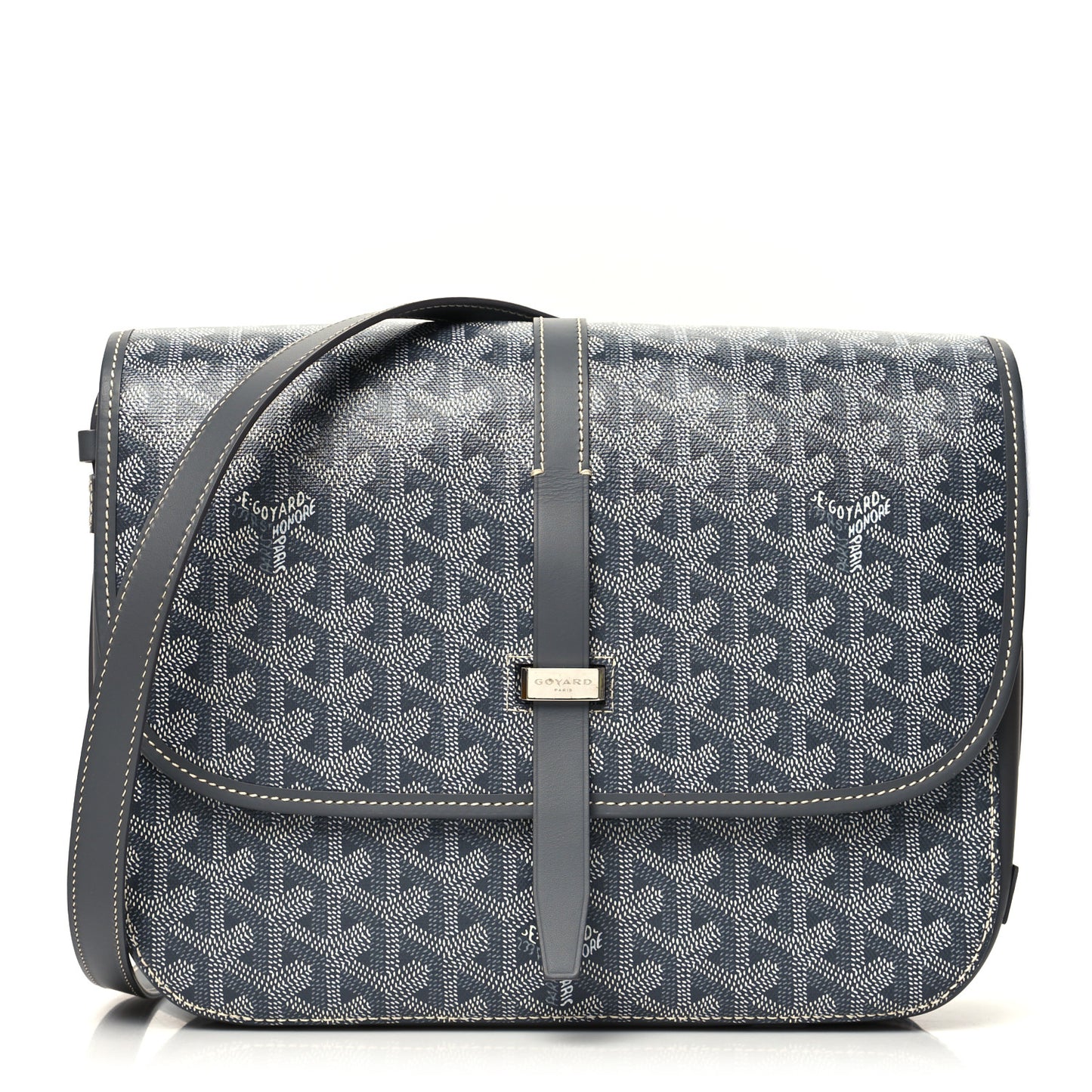 Goyardine Belvedere II MM Messenger Bag Grey