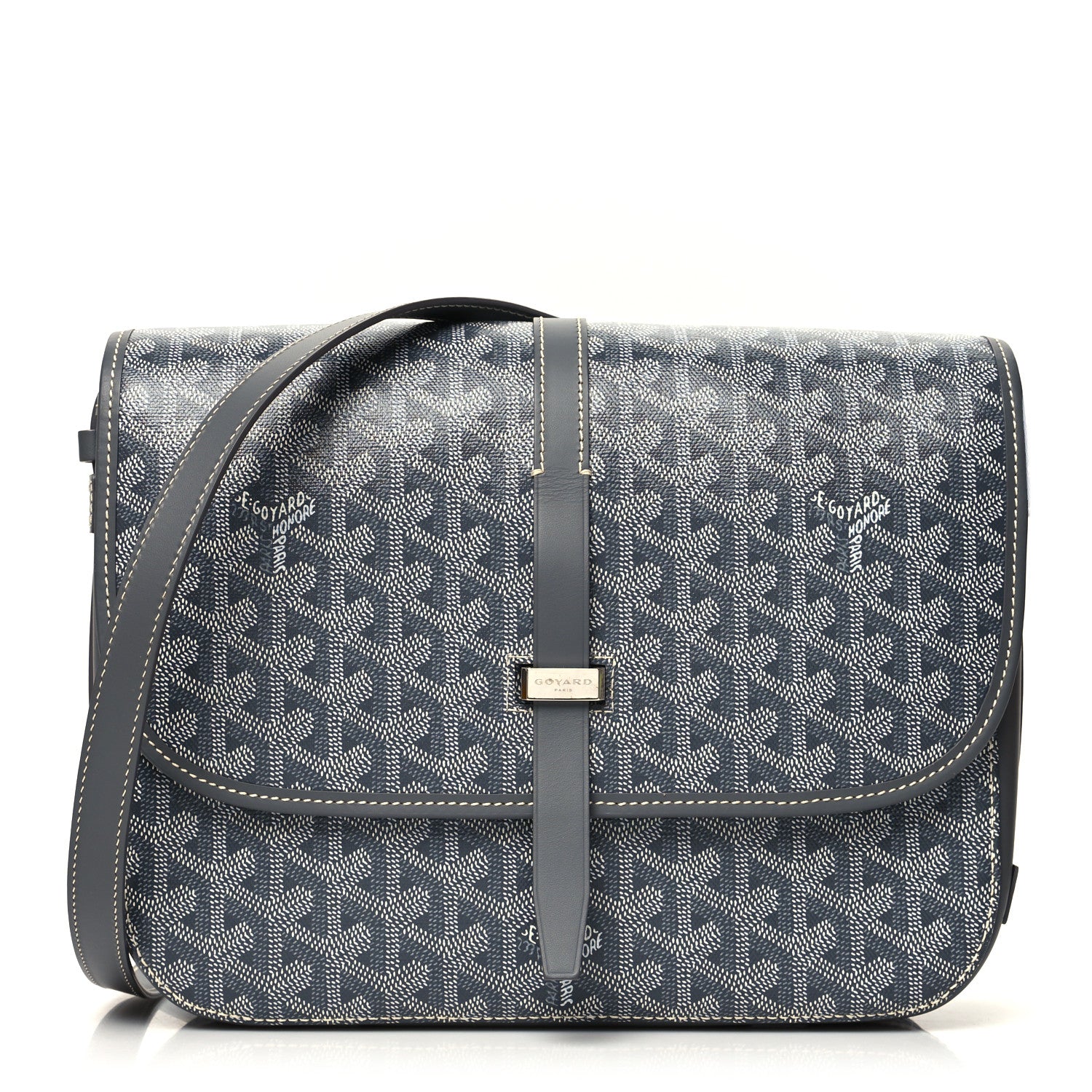 Goyard Goyardine Belvedere II MM Messenger Bag Grey 1 of 10