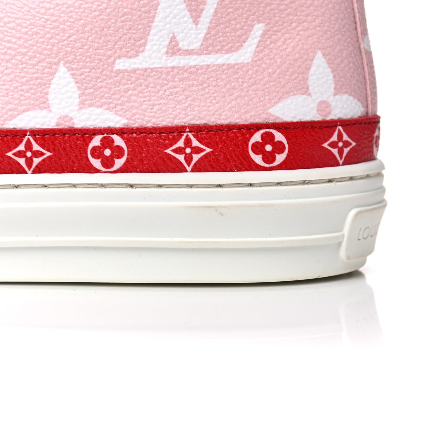 Monogram Giant Stellar Sneaker Boots 40 Rose Rouge