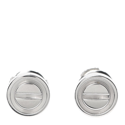 Cartier 18K White Gold LOVE Earrings 1 of 6