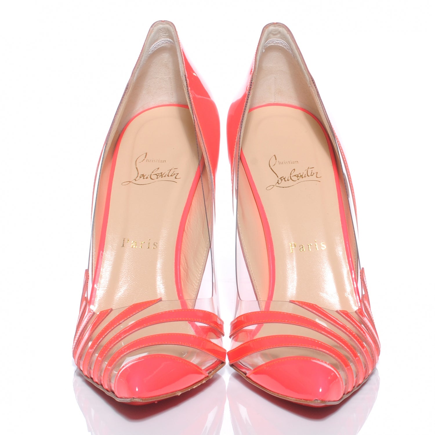 Christian Louboutin Patent Pivichic Rose 100 Pumps Heels 39.5 3 of 7