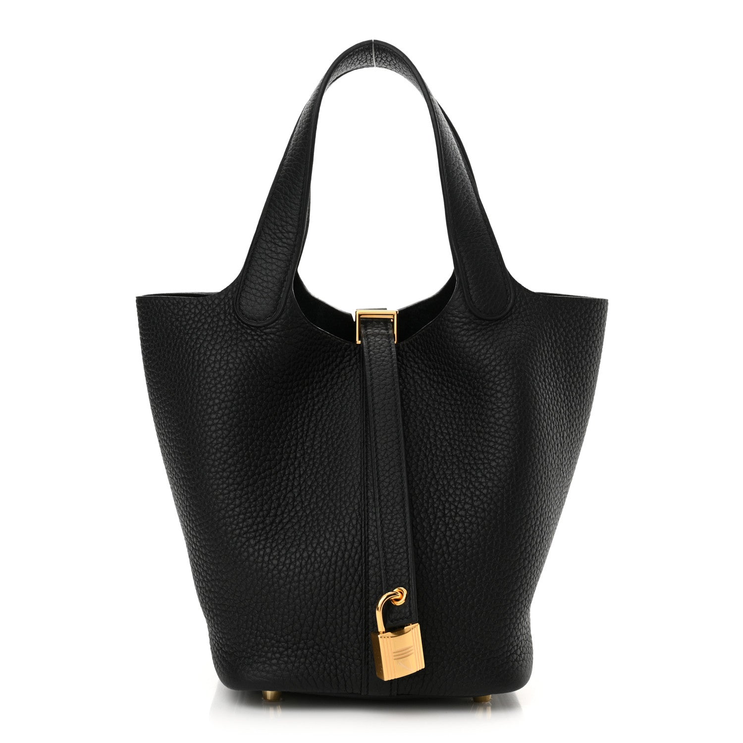 Hermes Taurillon Clemence Picotin Lock 18 PM Black 1 of 11