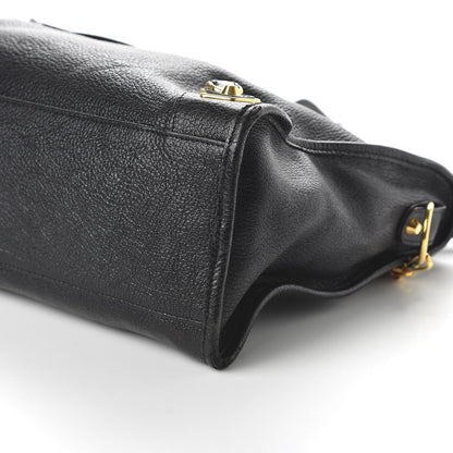 Balenciaga Chevre Gold Metallic Edge Hardware City Black 8 of 11