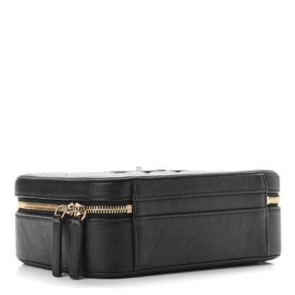 Chanel Caviar Quilted Medium CC Filigree Vanity Case Black 4 of 10