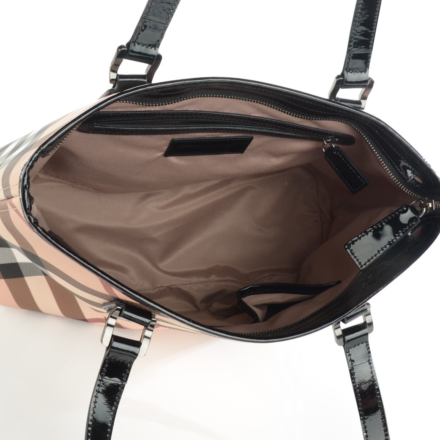 Burberry Nova Check Medium Tote Black 5 of 8