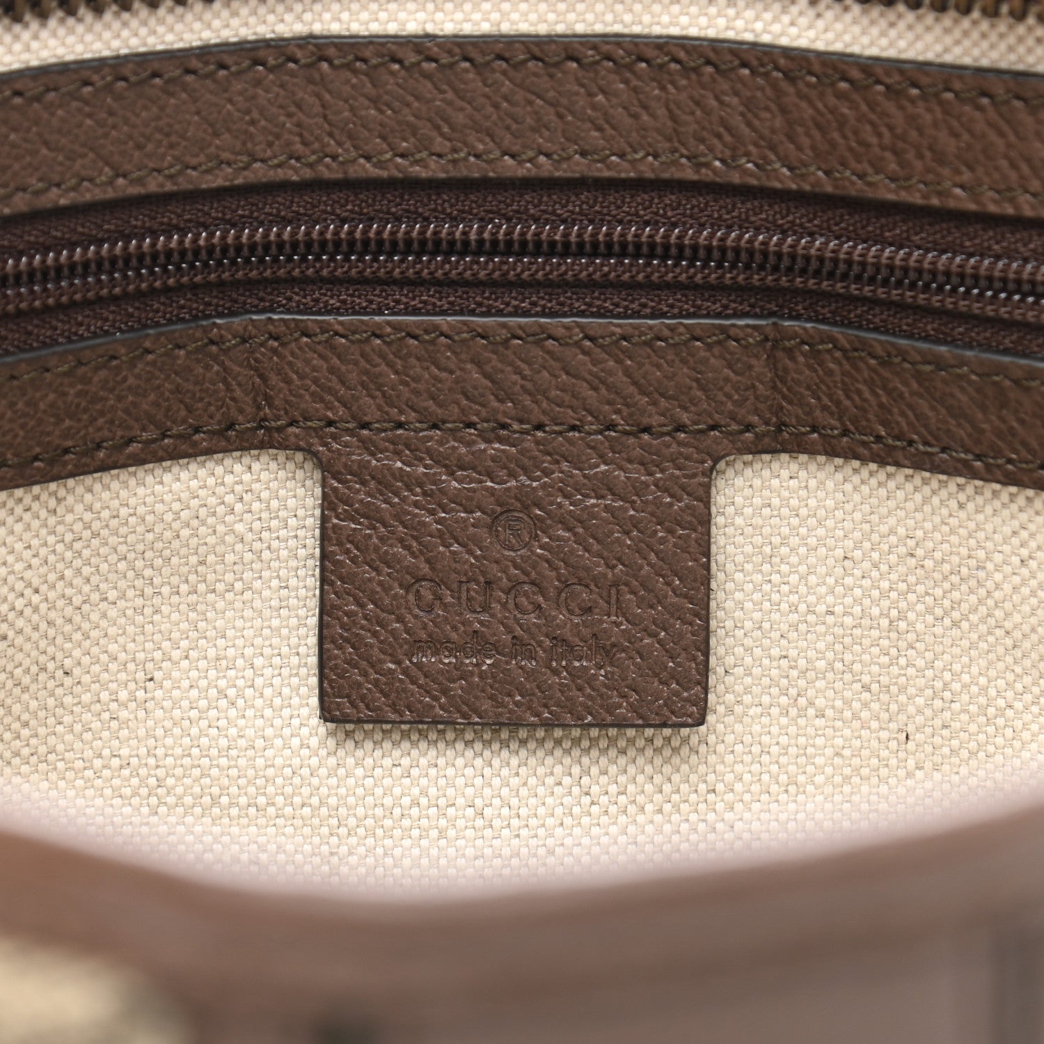 Gucci GG Supreme Monogram Web Toiletry Case Brown 6 of 8