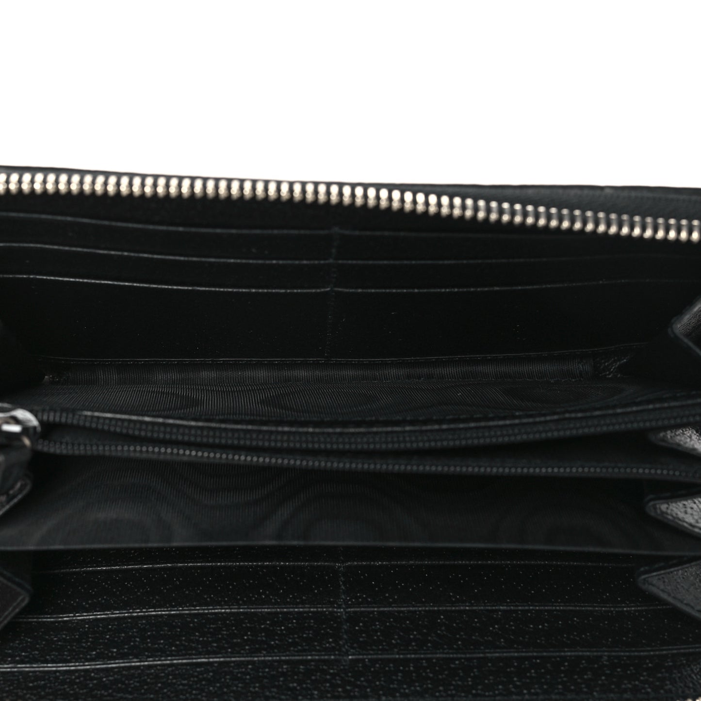 Econyl Nylon Monogram Off The Grid Zip Around Wallet Black