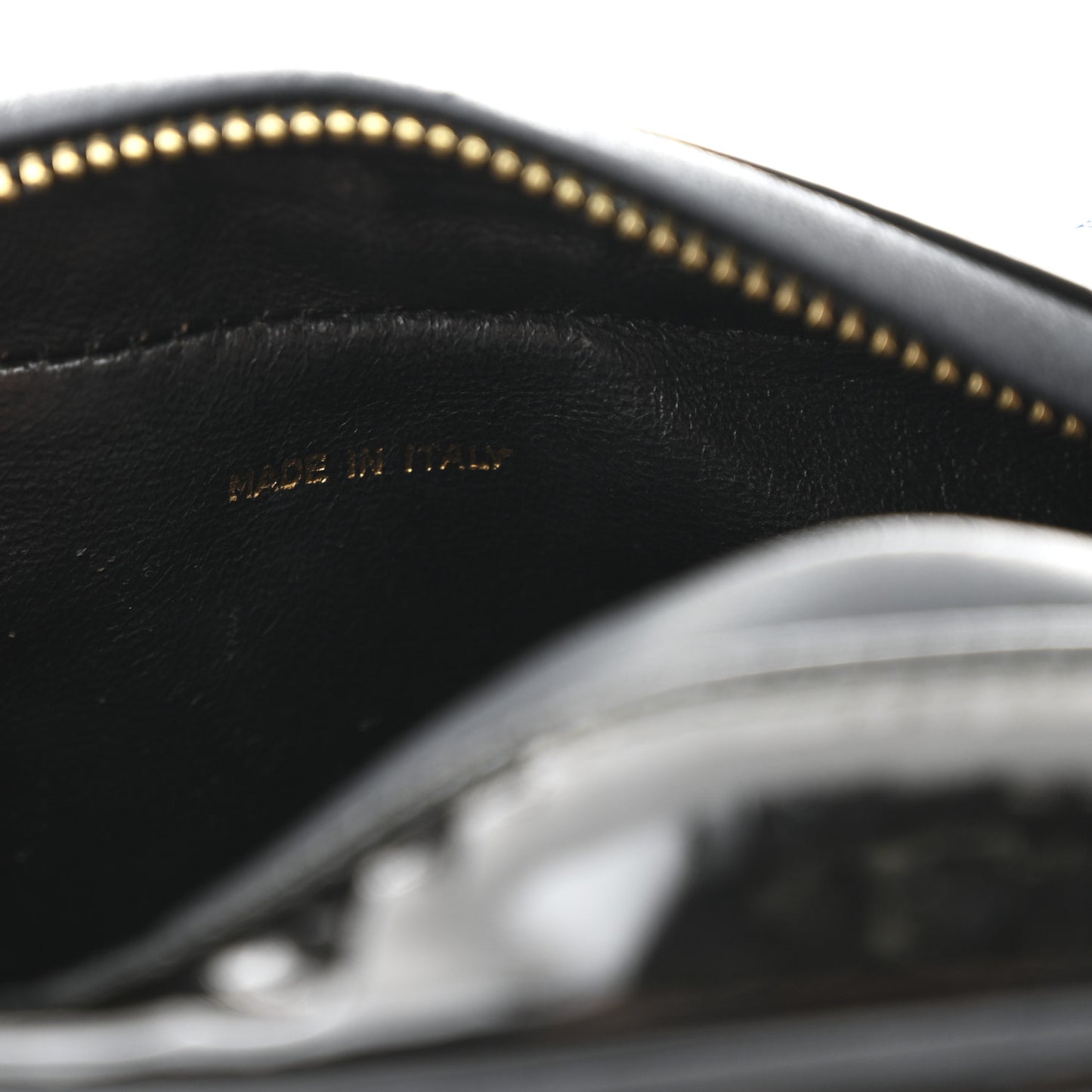 Patent Quilted Tassel Camera Case Black