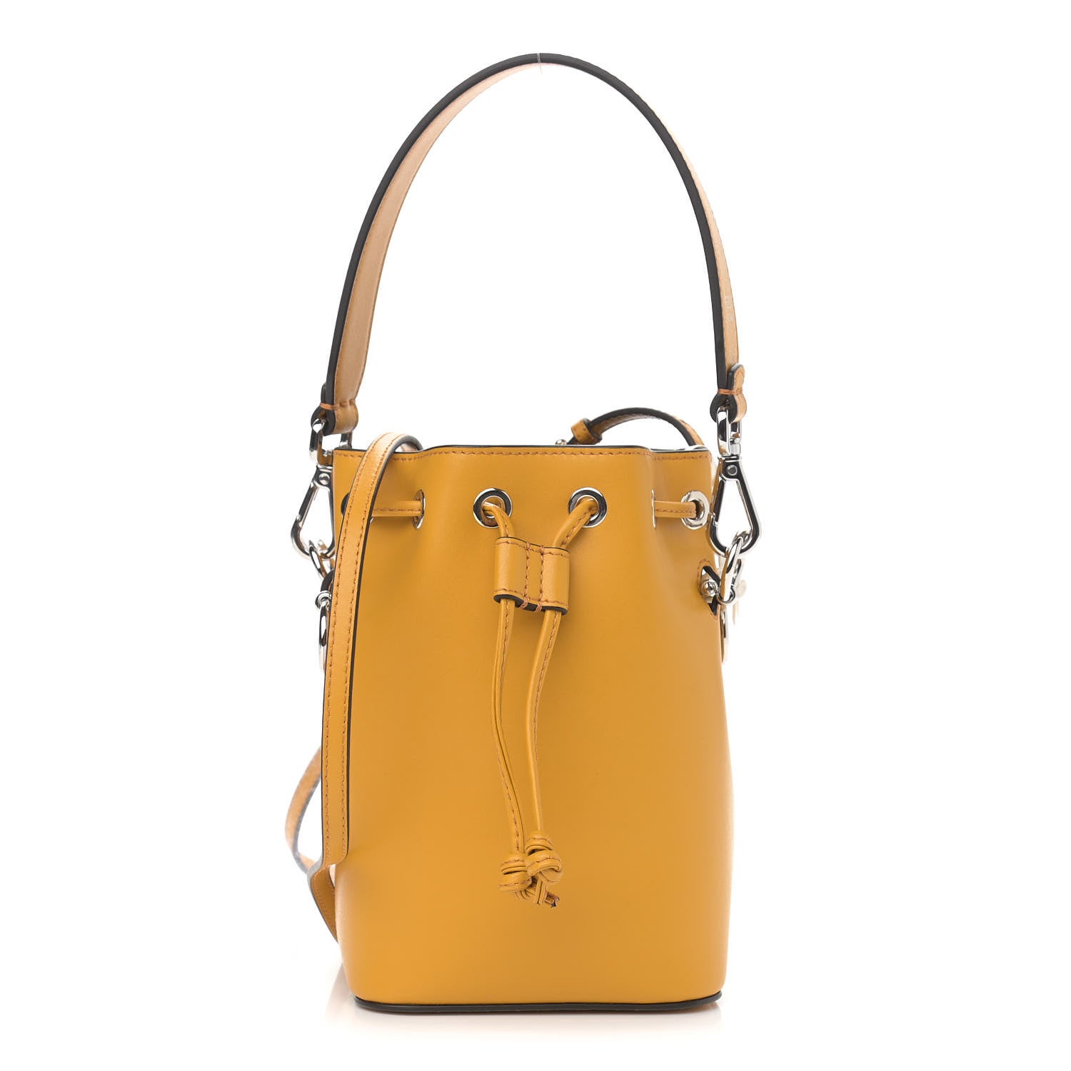 Fendi Vitello Liberty Lucido F is Fendi Mini Mon Tresor Bucket Bag Zucca 1 of 10