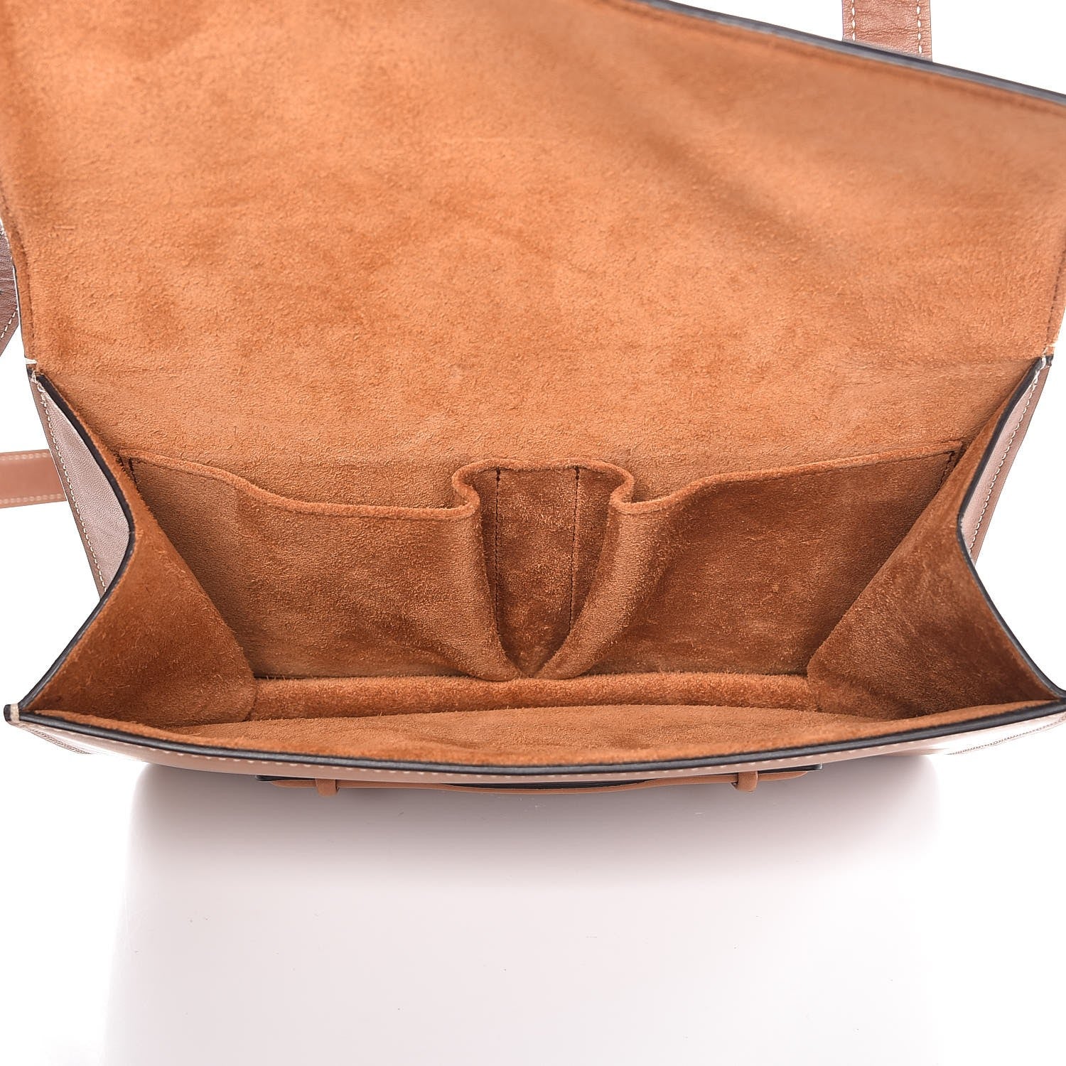 Celine Natural Calfskin Medium Symmetrical Bag Chestnut 6 of 18