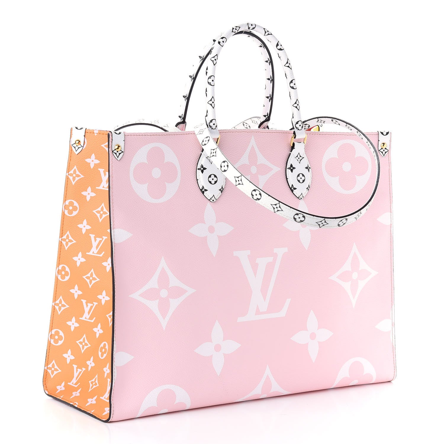 Louis Vuitton Monogram Giant Onthego GM Rouge Rose 3 of 9
