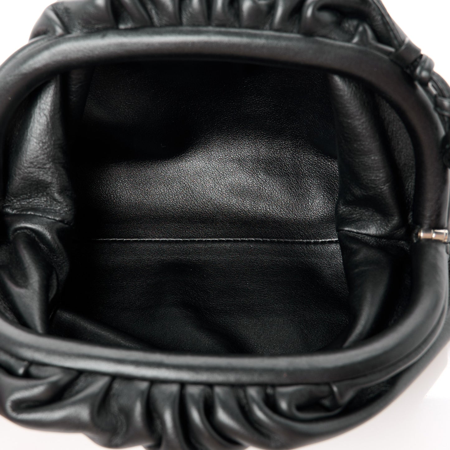 Butter Calfskin The Mini Pouch Black