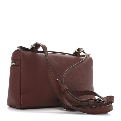 Loro Piana Grained Calfskin L19 Extra Pocket Pouch Kummel 3 of 9