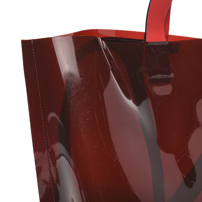 Valentino Garavani PVC Vlogo Escape Tote Red 10 of 10