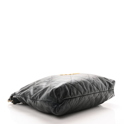 Chanel Shiny Calfskin Quilted Chanel 22 Black 5 of 11