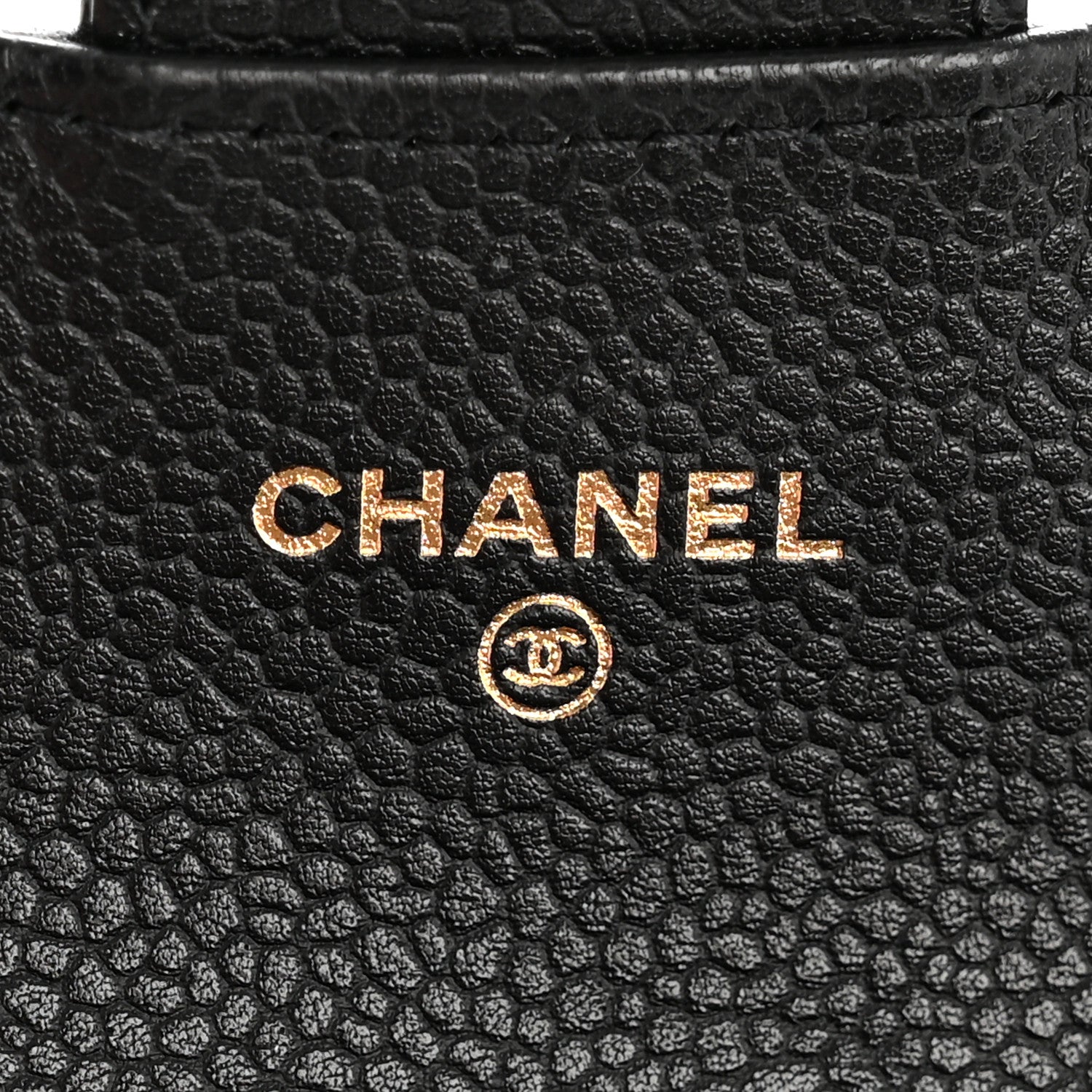Chanel Caviar Quilted Flap Card Holder Wallet Black 6 of 8