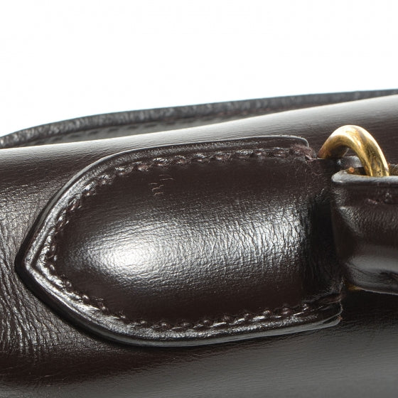 Hermes Box Kelly Retourne 32 Chocolate 13 of 20