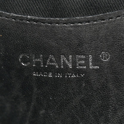 Chanel Patent Quilted Large Just Mademoiselle Bowling Bag Black 7 of 15