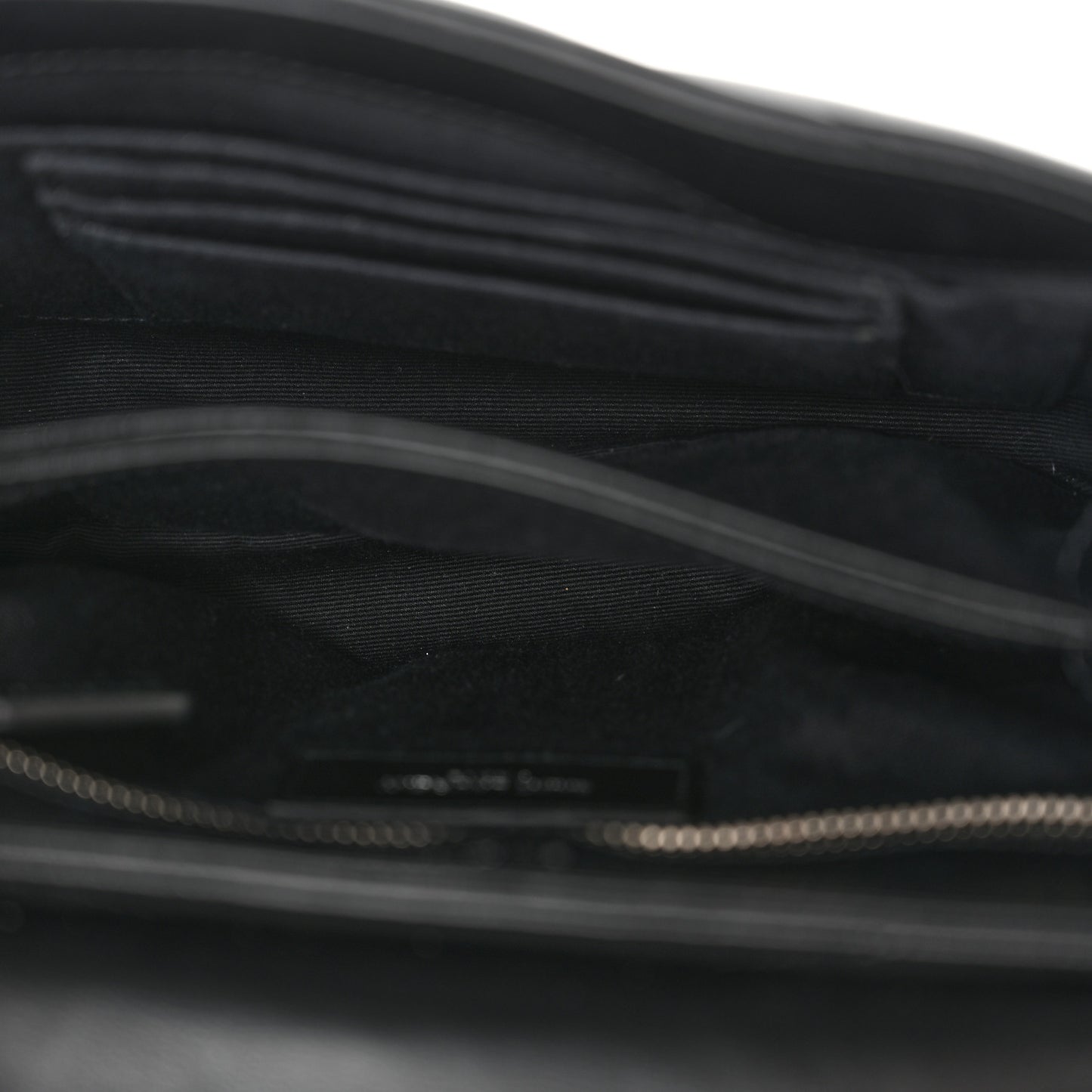 Calfskin Y Quilted Monogram Toy Loulou Crossbody Bag Black