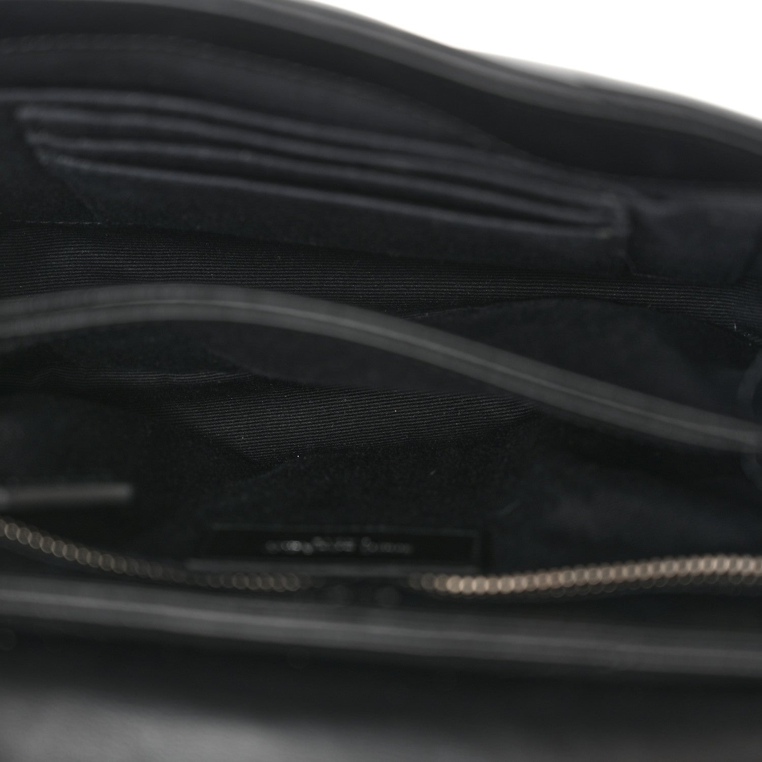 Saint Laurent Calfskin Y Quilted Monogram Toy Loulou Crossbody Bag Black 5 of 12