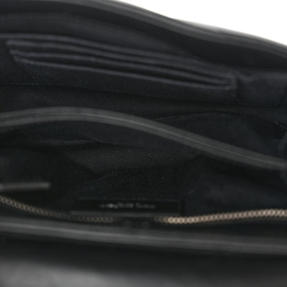 Saint Laurent Calfskin Y Quilted Monogram Toy Loulou Crossbody Bag Black 5 of 12