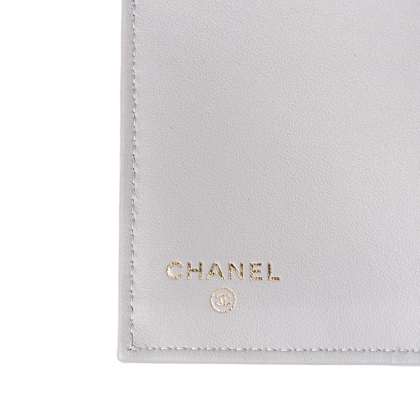 Caviar Quilted Small Boy Flap Wallet Grey
