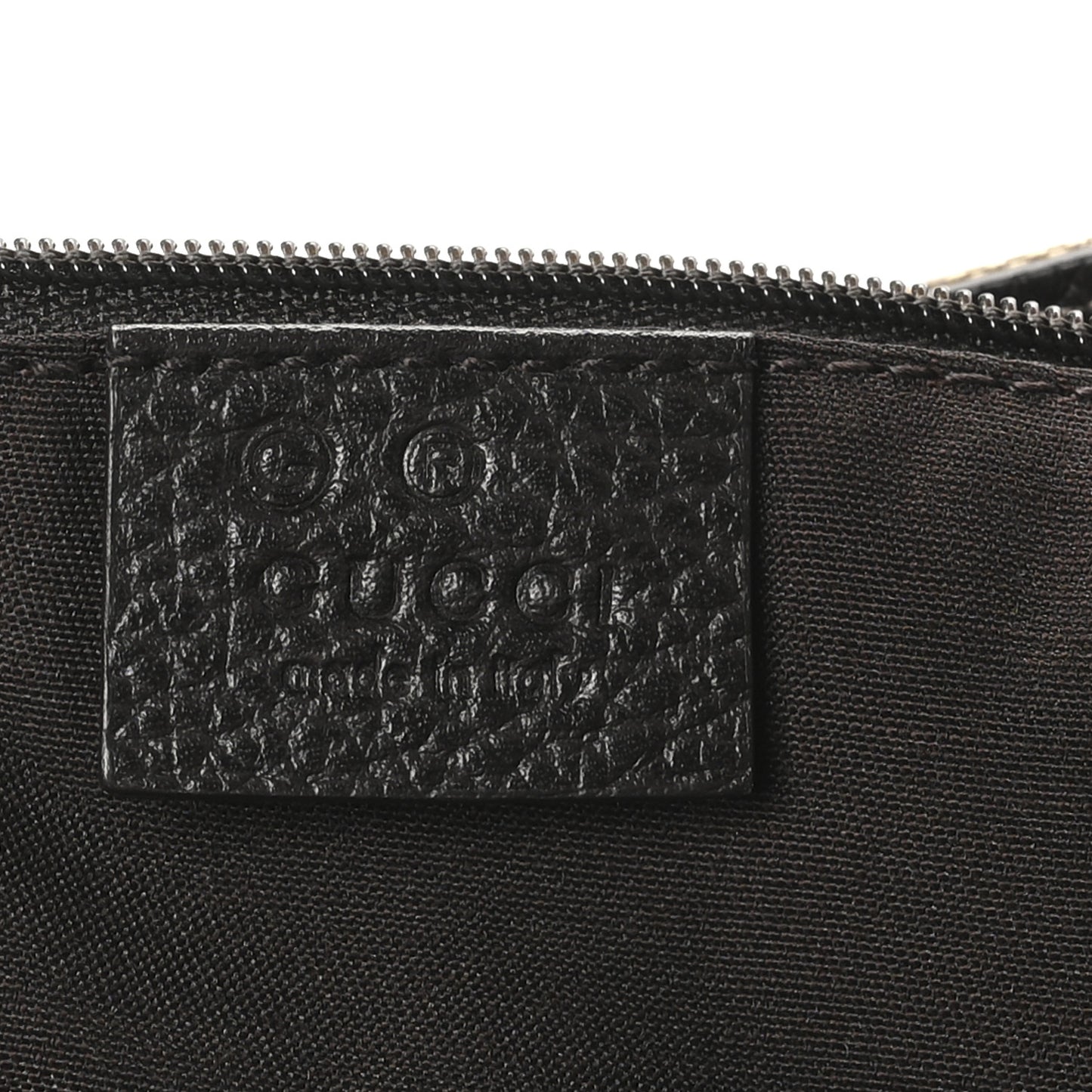 Crystal Monogram Medium Flat Messenger Bag Dark Brown