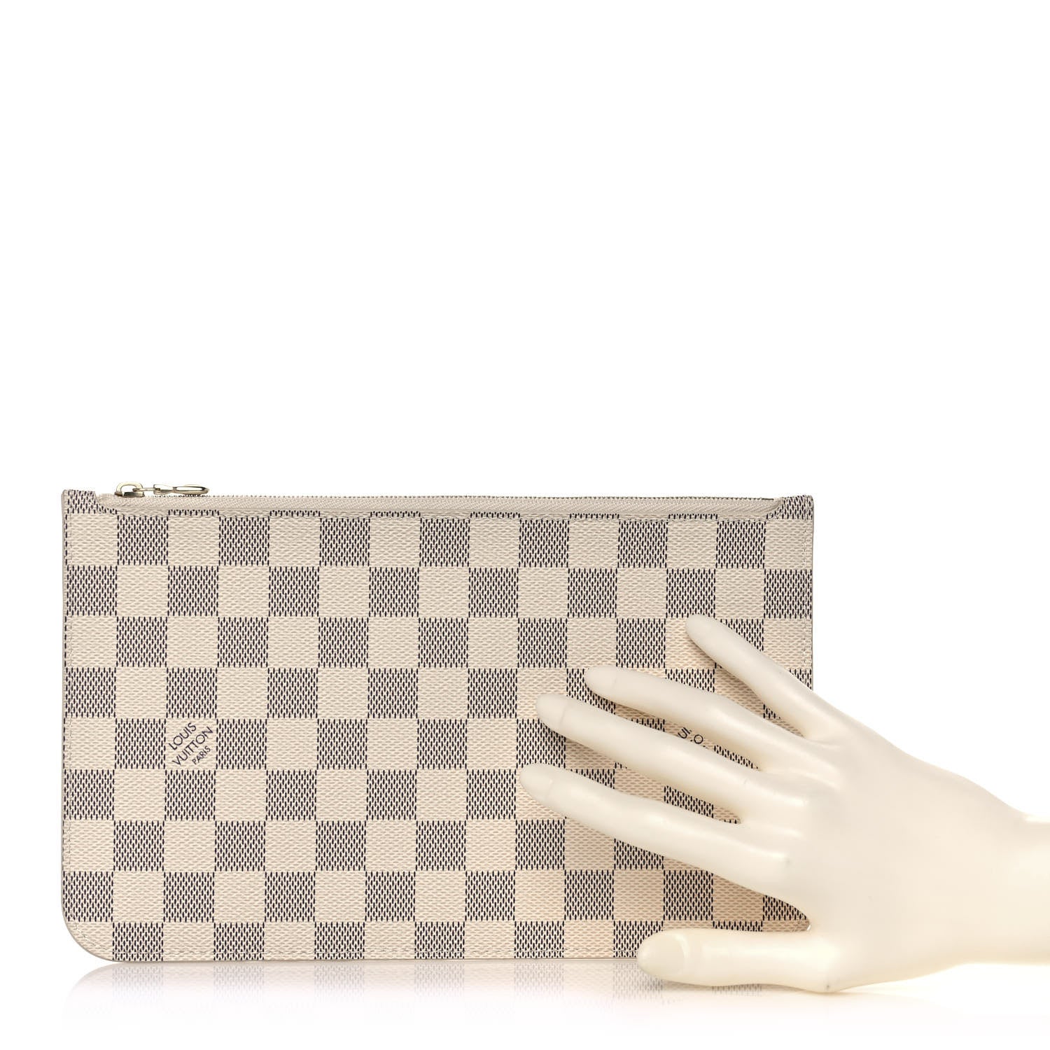 Louis Vuitton Damier Azur Neverfull MM GM Pochette 2 of 7
