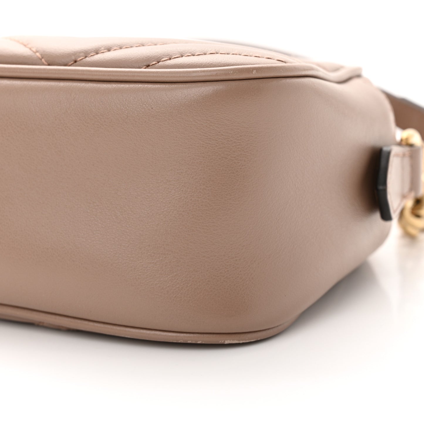 Calfskin Matelasse Small GG Marmont Chain Shoulder Bag Porcelain Rose