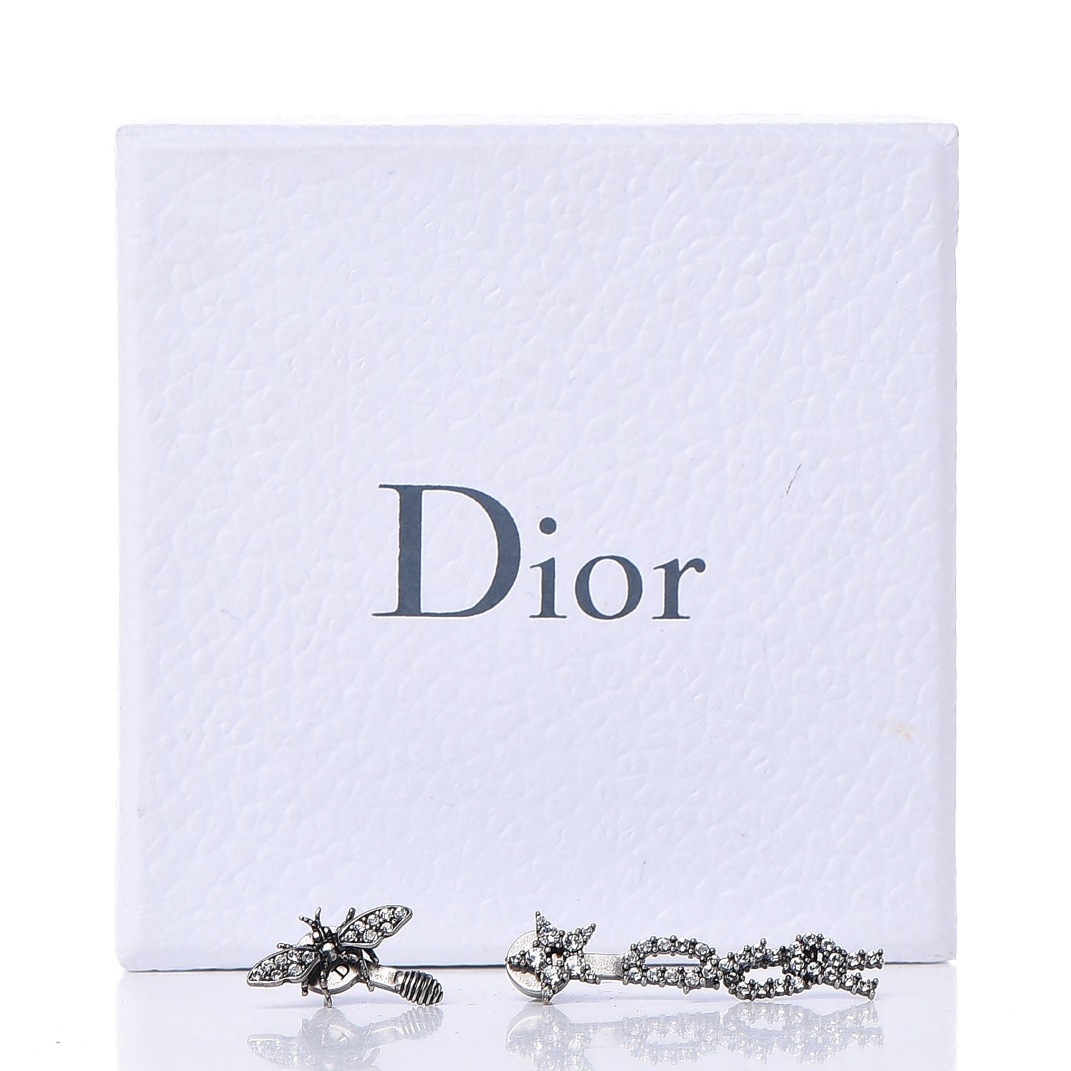 Christian Dior Palladium Dior Earrings Gray 5 of 5