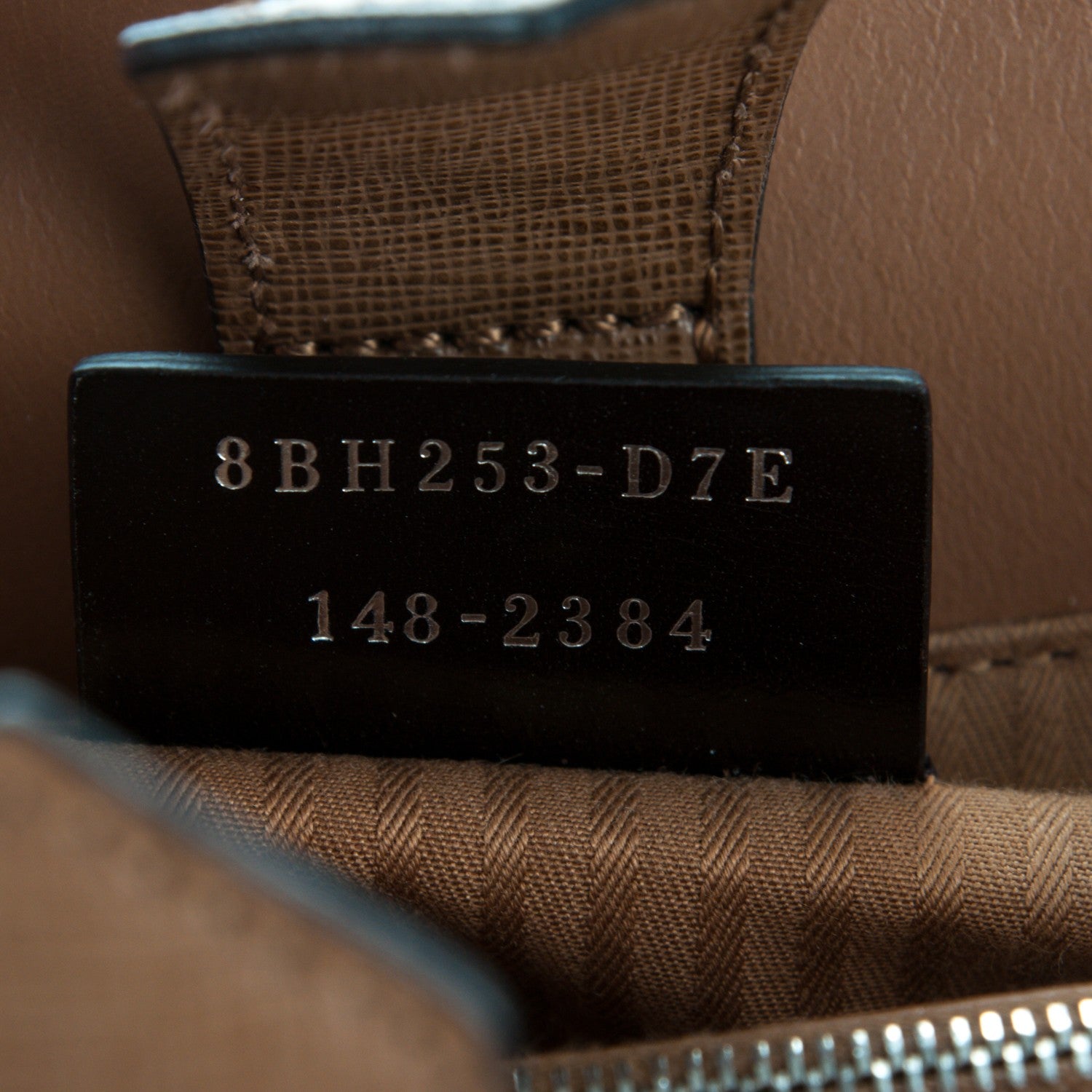 Fendi Vitello Elite Petite 2Jours Tote Orzo 7 of 7