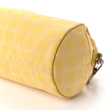Chanel Nylon Travel Duffle Yellow 7 of 10