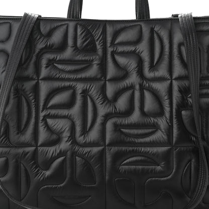Telfar x MOOSE KNUCKLES Nylon Quilted Large Shopping Bag Black 7 of 10