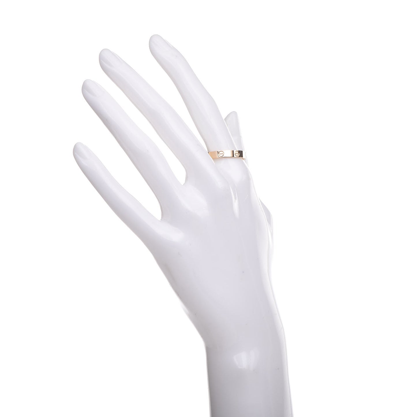 18K Yellow Gold 3.5mm LOVE Wedding Band Ring 60 9