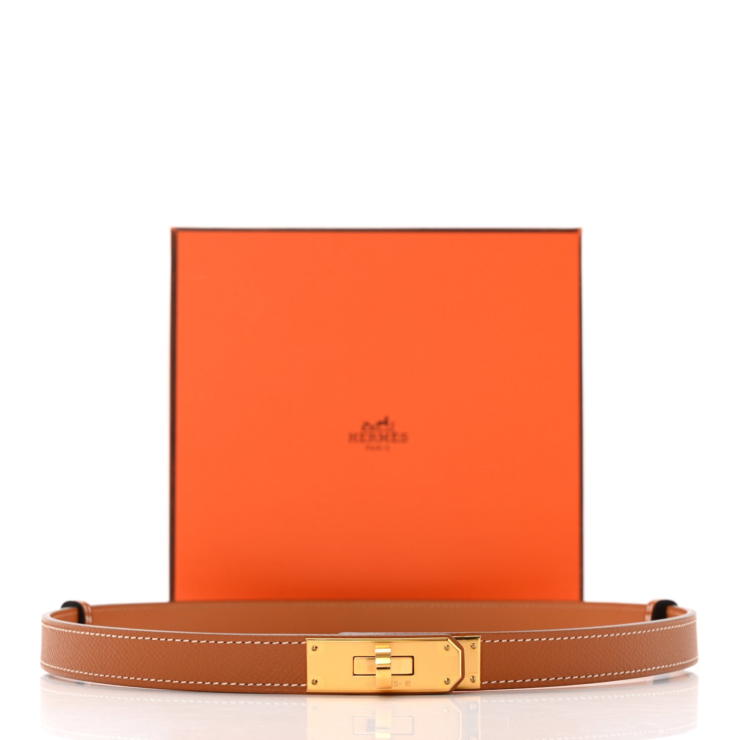 Hermes Epsom Kelly Belt Gold 4 of 4