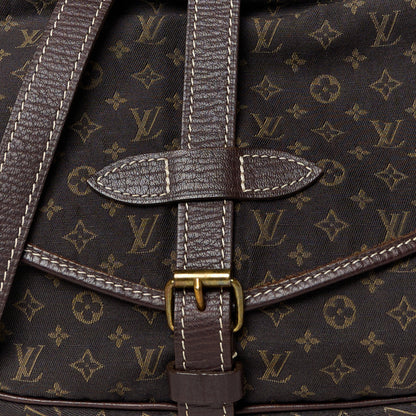 Louis Vuitton Monogram Mini Lin Saumur Ebene 9 of 11